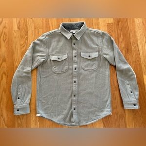 Outerknown Men’s Blanket Shirt L Heather Grey